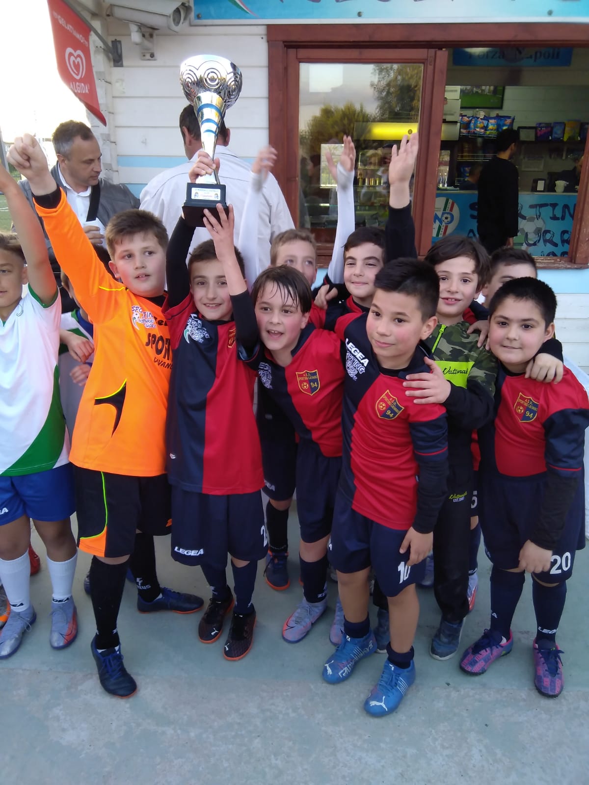 I ragazzi della categoria 2013 dello Sporting Caivano